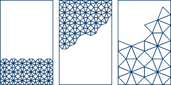 This is a visual example of tessellations, one of the fours types of graphic elements defined in the UC Berkeley brand guidelines. 