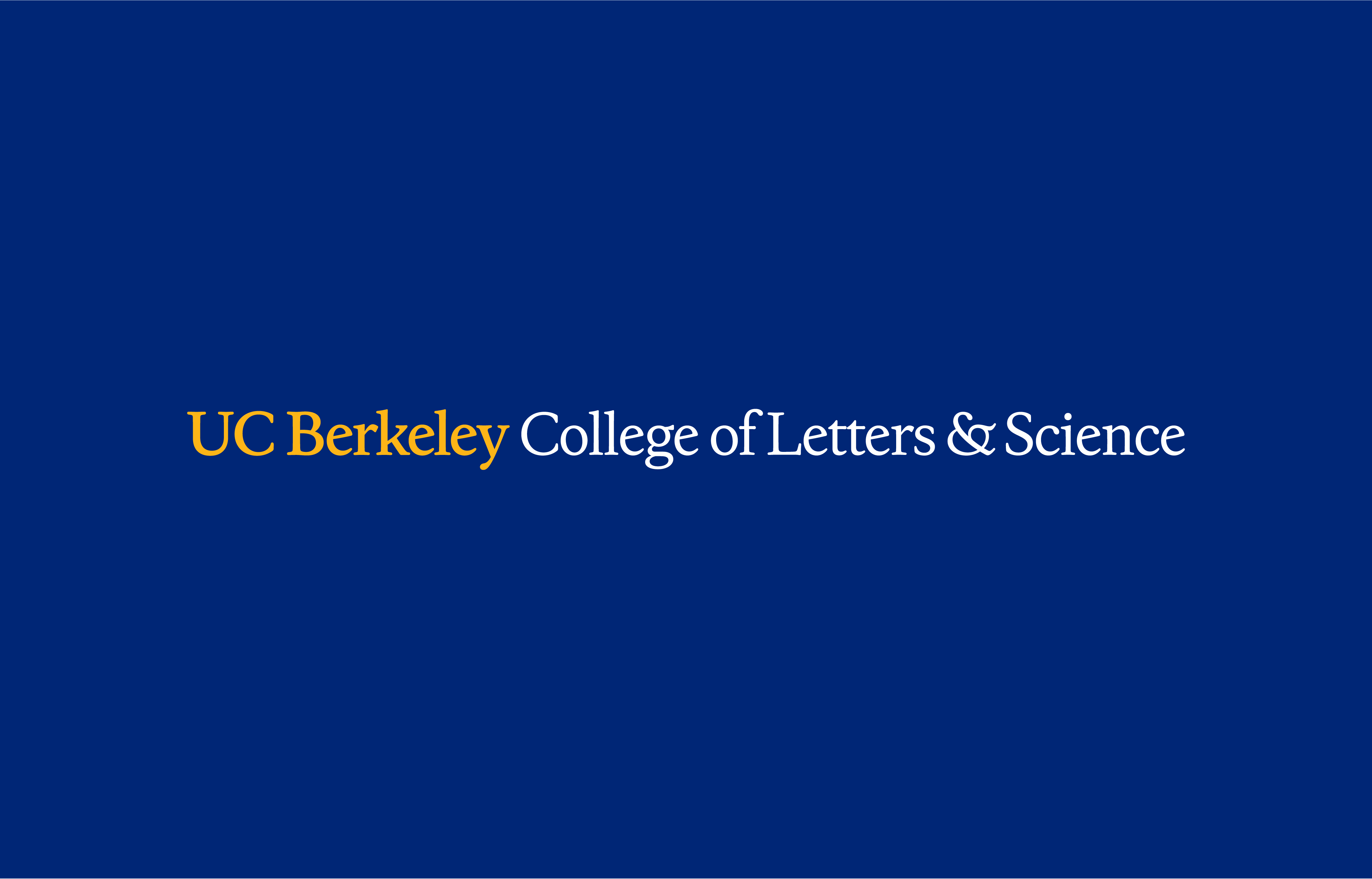 UC Berkeley College of Letters & Science